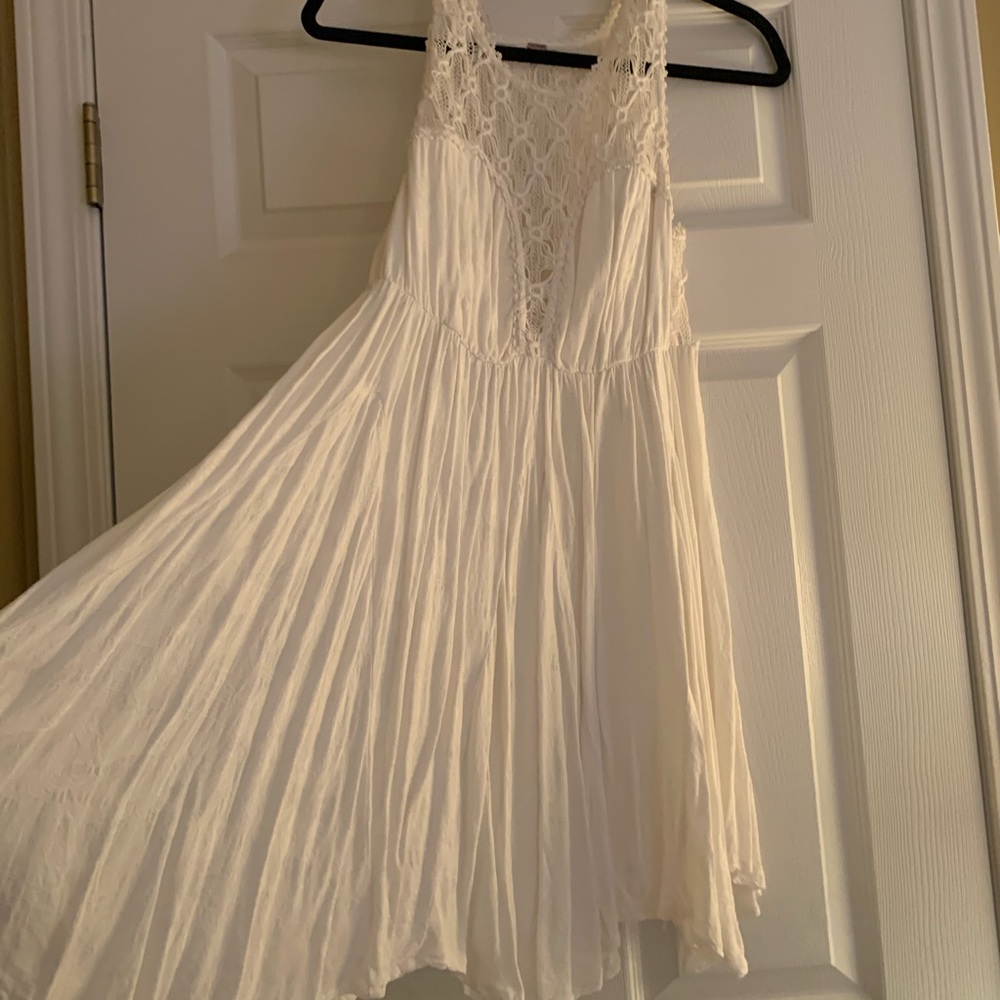 Free people white lace dress
